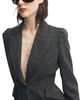 Mcqueen McQueen Flecked Pinstripe Blazer - 5
