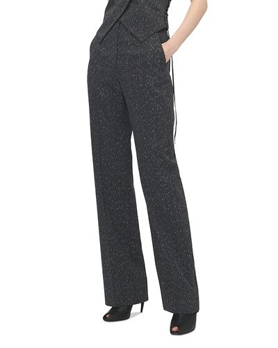 Mcqueen McQueen Flecked Pinstripe Pants