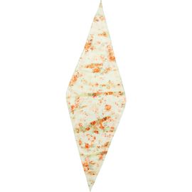 McQueen McQueen Floral Creased Silk Scarf