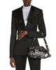 Mcqueen McQueen Floral Embroidery Leather Shoulder Bag - 2