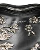 Mcqueen McQueen Floral Embroidery Leather Shoulder Bag - 4
