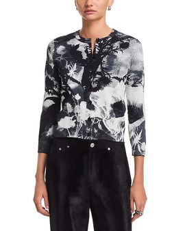 Mcqueen McQueen Floral Jacquard Cardigan