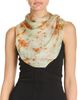 Mcqueen McQueen Floral Silk Chiffon Scarf - 2