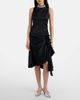 McQueen McQueen Gathered asymmetric midi skirt - 2