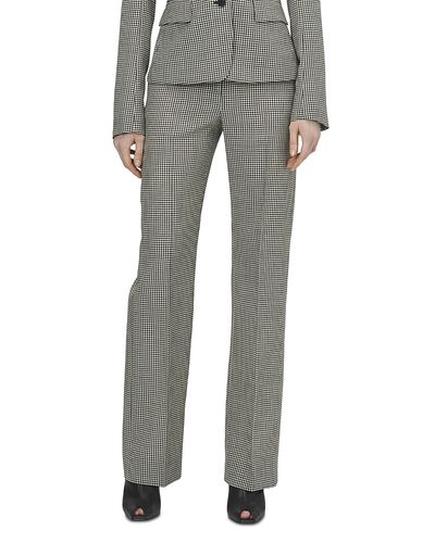 Mcqueen McQueen Gingham Wool Pants
