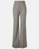 McQueen McQueen Gingham wool wide-leg pants - 1