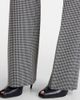McQueen McQueen Gingham wool wide-leg pants - 4