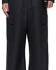 McQueen McQueen Gray Prince Of Wales Cargo Trousers - 1