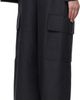 McQueen McQueen Gray Prince Of Wales Cargo Trousers - 3