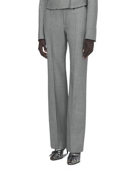 Mcqueen McQueen Grisaille Wool Tailored Trousers