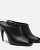McQueen McQueen Horn Heel leather mules - 1