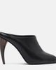 McQueen McQueen Horn Heel leather mules - 5