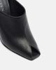 McQueen McQueen Horn Heel leather mules - 7