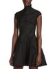 Mcqueen McQueen Jacquard Line Flared Mini Dress - 1