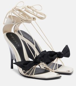 McQueen McQueen Koko bow-detail wedge sandals