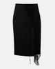 McQueen McQueen Lace-trimmed pencil skirt - 1