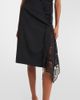 McQueen McQueen Lace-trimmed pencil skirt - 5