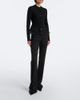 McQueen McQueen Lace-trimmed peplum cardigan - 6