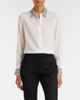McQueen McQueen Lace-trimmed silk shirt - 2