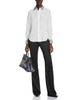 Mcqueen McQueen Lace Print Button Front Silk Shirt - 2