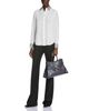 Mcqueen McQueen Lace Print Button Front Silk Shirt - 3