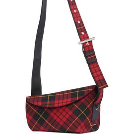McQueen McQueen Large T-Bar Sling Asymmetric Crossbody Bag