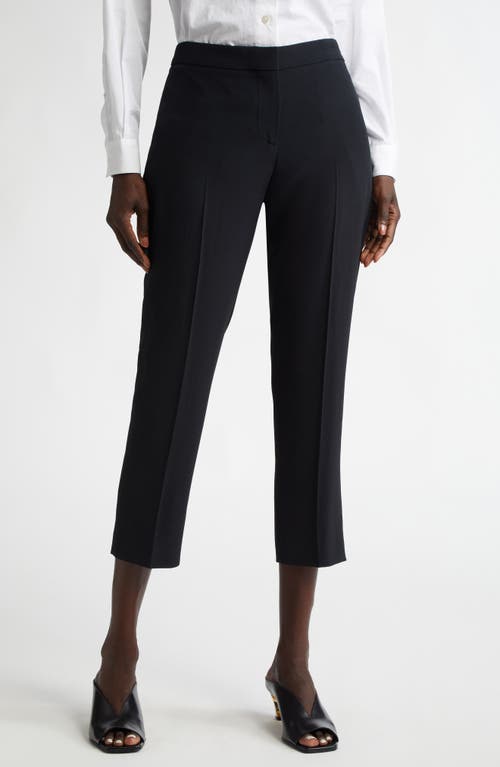 McQueen McQueen Leaf Crepe Cigarette Ankle Pants