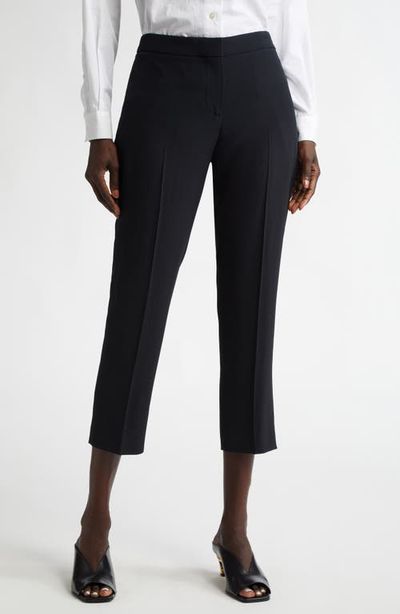 McQueen McQueen Leaf Crepe Cigarette Ankle Pants