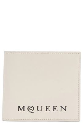 McQueen McQueen Logo Leather Bifold Wallet