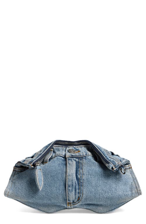 McQueen McQueen Manta Denim Clutch