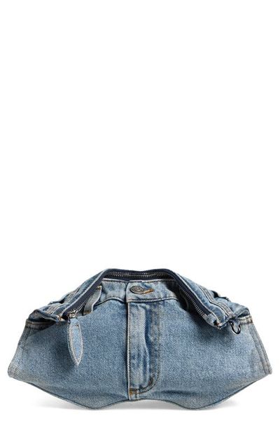 McQueen McQueen Manta Denim Clutch