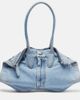 McQueen McQueen Manta Medium denim shoulder bag - 1