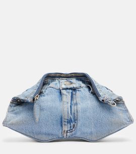 McQueen McQueen Manta Small denim shoulder bag