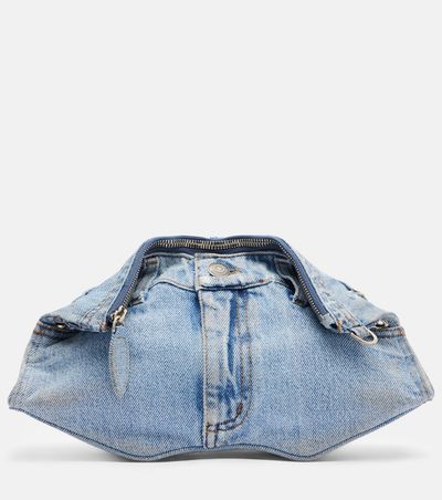 McQueen McQueen Manta Small denim shoulder bag