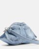 McQueen McQueen Manta Small denim shoulder bag - 4