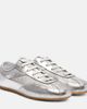 McQueen McQueen Metallic leather sneakers - 1