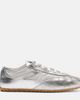 McQueen McQueen Metallic leather sneakers - 4