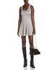 Mcqueen McQueen Metallic Ring Knit Flared Mini Dress - 2