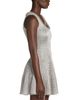Mcqueen McQueen Metallic Ring Knit Flared Mini Dress - 5