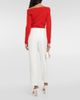 McQueen McQueen Mid-rise slim crÃªpe pants - 3