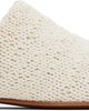 McQueen McQueen Off-White Birdee Leather Knit Mules - 1