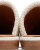 McQueen McQueen Off-White Birdee Leather Knit Mules - 2