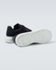 McQueen McQueen Oversized suede-trimmed leather sneakers - 7