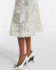McQueen McQueen Peplum silk lace corset dress - 4