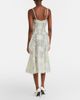 McQueen McQueen Peplum silk lace corset dress - 6