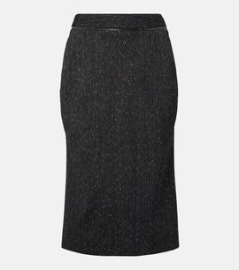 McQueen McQueen Pinstripe pencil skirt