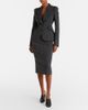 McQueen McQueen Pinstripe pencil skirt - 2