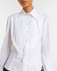 McQueen McQueen Plissé striped cotton shirt - 3