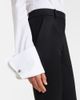 McQueen McQueen Plissé striped cotton shirt - 4