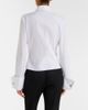 McQueen McQueen Plissé striped cotton shirt - 5